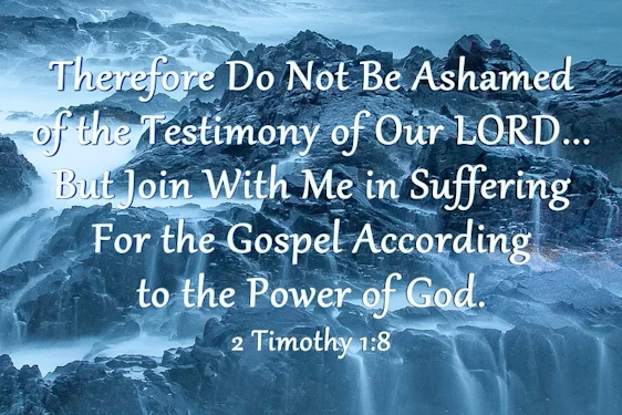 2 Timothy 1:8