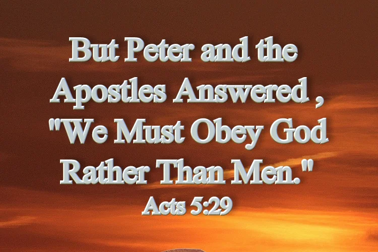 Acts 5:29