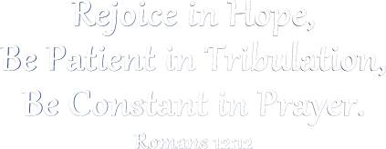 left header (Romans 12:12)