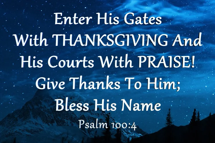 Psalm 100:4